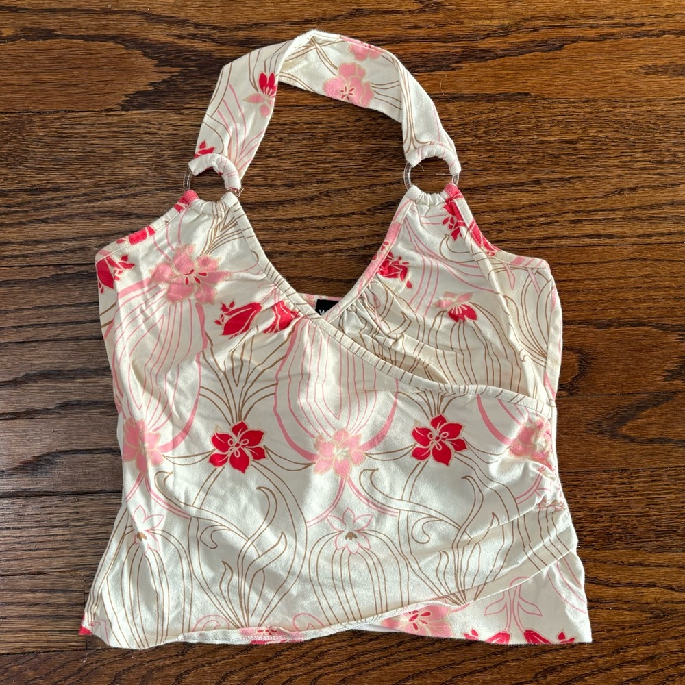 *SOLD* Y2K Floral Crop Top 🌺